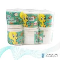 ราคา (แพ็ค 12 ม้วน)Tendre Big Roll Tissue เทนเดอร์ กระดาษชำระ รุ่นบิ๊กโรล (7637990765)