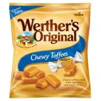 ราคา เวเธอร์ลูกอมเคี้ยวหนีบรสคาราเมล 80กรัม Werthers Caramel Chew Candy 80g. [หมายเลขบาร์โค้ด 4014400918113] (57565432127)