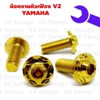 ราคา น๊อตจานหัวเฟือง V2 เบอร์ 12 น๊อตจานดิส YAMAHA น๊อตจานหัวเฟืองขนาดเกลียวเบอร์ 12 หรือขนาดเกลียว 8 มิล (16664101881)