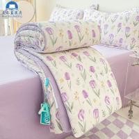 ราคา ผ้านวมบางลายดอกไม้ฤดูร้อน เป็นมิตรกับผิวหนังและระบายอากาศได้ 5 ฟุต 6 ฟุต 6.5 ฟุต (25026521168)
