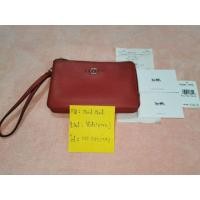 ราคา คล้องมือcoach2ซิปS/สีแดงเข้ม(มือสอง98%) (4632621871)