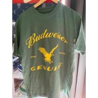 ราคา Budweiser Green Tshirt เสื้อแขนสั้นมือสอง (25717687357)