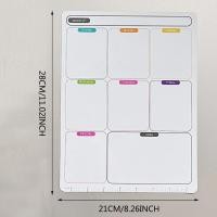 ราคา ไวท์บอร์ดแม่เหล็กลบได้ รายเดือน/รายสัปดาห์ Planner Callender Daily To Do List Memo แผ่นข้อความ (50315637118)