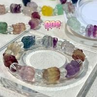 ราคา รุ่นใหม่ล่าสุด Fluorite หินฟลูออไรท์ สวยใส หินฟลูออไรด์ หินฟลูออไลต์ กำไลหินนำโชค อะไหล่ปี่เซียะ (47951094642)
