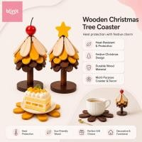 ราคา โต๊ะฉนวนกันความร้อนเสื่อคริสต์มาสตกแต่งแผ่นฉนวนกันความร้อนไม้ฉนวนกันความร้อน แผ่นรองจาน 圣隔创意垫 (52414961295)