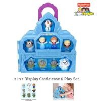ราคา ปราสาทเจ้าหญิง Elsa Frozen จาก Fisher-Price Little People : Frozen Carry Along Castle Case Playset (26117190207)