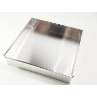 ราคา ตราม้าแดง !!! ถาดอบขนมขอบตรง ขนาด 8x8x2 นิ้ว อลูมิเนียม ตราม้า (25858925456)