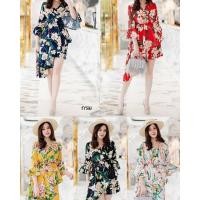 ราคา Set2ชิ้น เสื้อ ไขว้อก แขนสามส่วน ระบาย จั้มเอว เข้ารูป ระบายเฉียงสั้นข้างยาวข้าง+กางเกง ขาสั้น มีกระเป๋า2ข้าง (3129550419)
