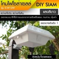 ราคา โคมไฟโซล่าเซลล์ โคมไฟติดผนังโซล่าเซลล์ รุ่น SD-W12W โคมสีขาว แสงสีขาว 6 LED สว่างอัตโนมัติ (1002773592)