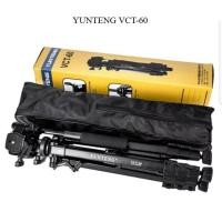 ราคา Yunteng ขาตั้งกล้องวิดิโอแถมหัวจับมือถือ ยี่ห้อ Yunteng รุ่น VCT-60.ของแท้ (46365954493)