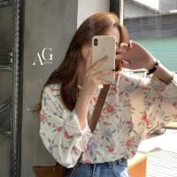 ราคา เสื้อเชิ้ตแขนยาวพิมพ์ลายดอกกุหลาบ (15796950415)