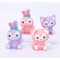 ราคา ตุ๊กตาแต่งเค้ก โมเดลตุ๊กตา กระต่ายและหมาจิ้งจอก (18577406277)