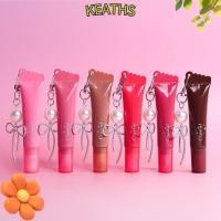 ราคา KEATHS Hydrating Gloss Lip, with Bow Keychain Shiny Mirror Lip Gloss, Moisturizing Hydrating Lip Makeup Beauty Cosmetics (46315204205)