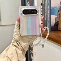 ราคา ฝาหลังสําหรับ Huawei Puax X Max เคส Glitter Aurora สร้อยข้อมือสีชมพูสายรัดข้อมือโซ่ Hard Pc เคสโทรศัพท์ (56664655900)