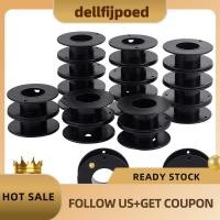 ราคา dellfijpoed20pcs แกนม้วนที่ว่างเปล่า, 2.1x0.7 นิ้วด้ายพลาสติก Spools ริบบิ้น Spools Black Craft Spools ลวด Spool ทอผ้า Bobbins (50865555015)