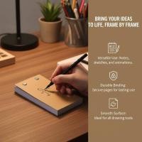 ราคา Nk Flip Book Kit 60 100 แผ่น Animation Paperpatible พร้อม LED Tracing Light Pad เหมาะสําหรับการวาดภาพการ์ตูน (56611518709)