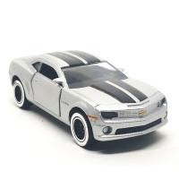 ราคา รถเหล็กมาจอเร็ต Majorette Chevrolet Camaro - สีเงินคาดดำ ขนาด 1/64 ยาว 8 cm มือสอง #001 (23841677052)