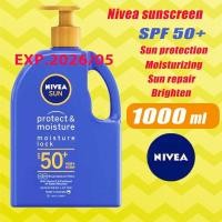 ราคา Nivea sunscreen lotion UV Sun protect moisture 1000ml/1L SPF50+ (25623445804)