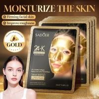 ราคา Gold Peel-off Mask Light Lines Brightening 24K Gold Segmented Mask Collagen Gold Foil Cream Split Mask (46461357002)