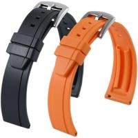 ราคา สายรัด เหมาะสําหรับสายนาฬิกา Armani AR2447 1981 60009 2500 สร้อยข้อมือหัวเข็มขัดยางซิลิโคน 22 มม. (45866465397)
