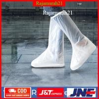 ราคา Rhodey ผ้าคลุมรองเท้าเสื้อกันฝนกันน้ํา PVC กันลื่นมีซิป - สีขาว - 7RST4LWH (42781080094)
