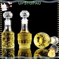 ราคา UPSTOPAO ขวดเหล้าวิสกี้ 1 ชิ้น, เหล้าแอลกอฮอล์ขวดไวน์ขนาดเล็ก, 50 มล. พร้อมฝาเกลียวขวดแก้วใส (56616221955)