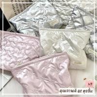 ราคา กระเป๋า Purse (G54) กระเป๋าหนังใส่เงิน มีซิป ขนาดพอดี พกพาง่าย สีเมทัลลิค ใส่เครื่องสำอางค์ได้ (57258502334)