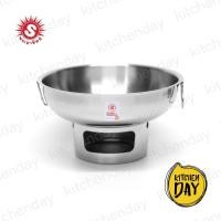 ราคา (19 ซม.) หม้อไฟสแตนเลส ตราพระอาทิตย์ ไม่มีฝา หม้อต้มยำ (758243066)