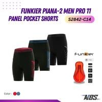 ราคา กางเกงปั่นจักรยาน Funkier Piana-2 Men Pro 11 Panel Pocket Shorts S2842-C14 (23969492846)