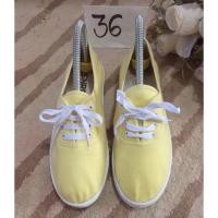 ราคา รองเท้าผ้าใบสไตล์ Ked แบรนด์ SNRD สีเหลือง ไซส์ 36 ราคา 80฿ (7504489351)
