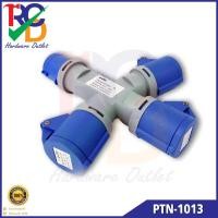 ราคา PTN เพาเวอร์ปลั๊กเข้า 1 ออก 3 รุ่น 1013 ปลั๊กแยกสามทาง 16A-6h/220-250V ระดับการป้องกัน IP44 (7793760615)