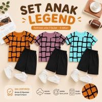 ราคา Tokolobo 9.9 Super Shopping Day Set for Boys LEGEND Daily Wear วัสดุที่สะดวกสบาย SNI| ชุดเสื้อยืดเด็ก (57410381243)