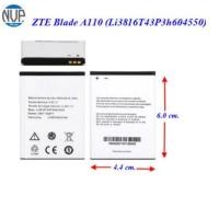ราคา แบตเตอรี่ ZTE dtac Phone S1,ZTE Blade A110,A112,A410 (Li3816T43P3h604550) 4.4x6.0 cm. 1600 mAh. (27012576355)