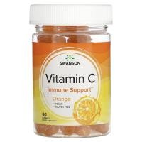 ราคา [พร้อมส่ง] นำเข้าจากอเมริกา ของแท้ 100% วิตามินซี เยลลี่ Swanson, Vitamin C, Orange, 60 Gummies (22880531537)