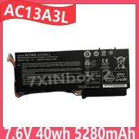 ราคา AC13A3L 7.6V 40wh 5280mAh แบตเตอรี่แล็ปท็อปสําหรับ Acer Aspire P3-131 2129y P3-171 TravelMate X313 X313-M 682 X313-E KT00403013 (47012170979)