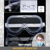 ราคา SAFETY GOGGLE Anti Impact Anti Chemical Splash Clear Eye Protection แว่นตาสถานที่ทํางานแว่นตานิรภัยป้องกันฝุ่น (56615060639)
