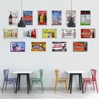 ราคา ป้ายสังกะสีวินเทจ TS12 ป้ายโค้ก Coca Cola ป้ายเป๊บซี่ Pepsi ขนาด 20x30 ซม[ราคาต่อแผ่น] (8214355799)