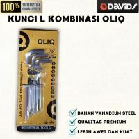 ราคา L ชุดกุญแจ Star Hex Key กุญแจรวม 9 ชิ้น Oliq (49255002572)