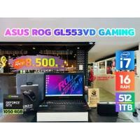 ราคา Asus ROG Strix GL553VD Intel Core i7 7700HQ Ram 16GB SSD 512GB บวก HDD 1TB GTX 1050 4GBสภาพดี (45107313867)