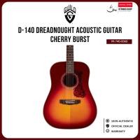 ราคา กีตาร์โปร่ง Guild D-140 Dreadnought Acoustic Guitar - Cherry Burst (51361545221)