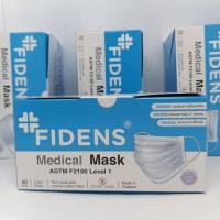 ราคา แมส FIDENS หน้ากากอนามัยฟิเด๊นส์ สีฟ้า บรรจุภัณฑ์ใหม่ (18136945291)