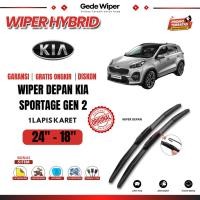ราคา KIA Sportage Gen 2 2011-2015 ที่ปัดน้ําฝนกระจกรถยนต์ไฮบริดฟรี 5 โบนัส (51562240693)