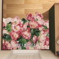 ราคา **ส่งจากไทย**สวยการพิมพ์พรมPVC ดักเศษฝุ่นหน้าประตู พรมดักฝุ่น พรมหน้าบ้าน ยึดติดพื้นดี (19088608160)
