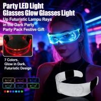 ราคา แว่นตาแห่งอนาคต Lampu Raya ใน Dark Glow Pack Party Party Party ไฟ LED (44915389096)