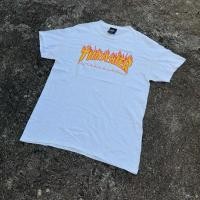 ราคา เสื้อยืดมือสอง l THRASHER ลายไฟ (26813461546)