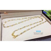 ราคา สร้อยคอเงินแท้ 2 กษัตริย์ ลายรีตัดลาย (สร้อยงานอิตาลี) ชุบทอง 18K หนา 1 ไมครอน TH0224 (1839297747)