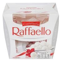 ราคา เฟอเรโรคอนเฟทเทเรียราฟฟาเอลโลT15 150กรัม Ferrero Confetteria Raffaello T15 150g. [หมายเลขบาร์โค้ด 8000500023976] (48765447445)