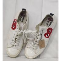 ราคา รองเท้าผ้าใบ Converse x Comme des Garçons PLAY Chuck 70 สีขาว ขนาด 44 (28.5 เซน) (46361940775)