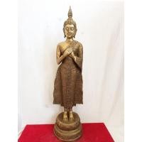 ราคา พระพุทธรูป ปางรำพึง วัดหน้าพระเมรุ จ.อยุธยา เนื้อทองเหลือง สูง23.5นิ้ว (20667800333)