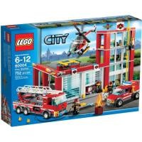 ราคา LEGO City 60004 Fire Station ของแท้ 100% มือหนึ่งของสวยพร้อมส่ง (57555740290)